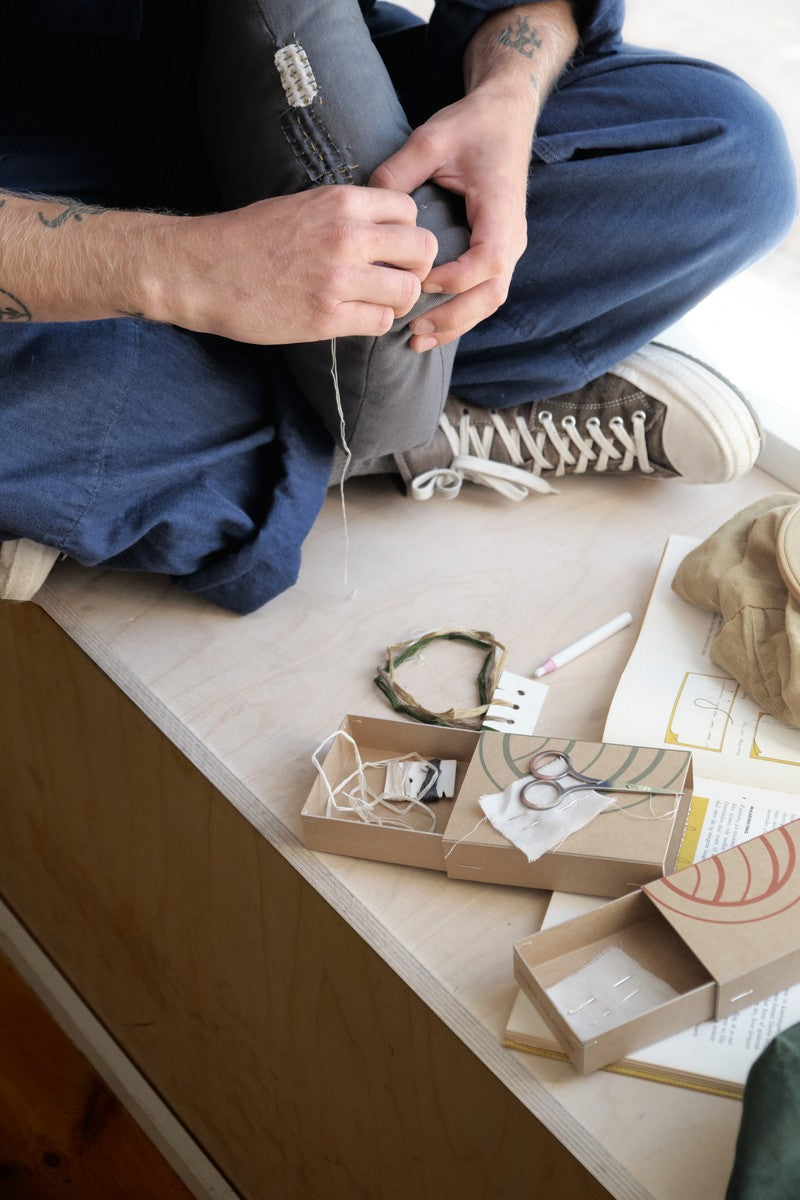 Mending kit, earth colors - The Organic Company