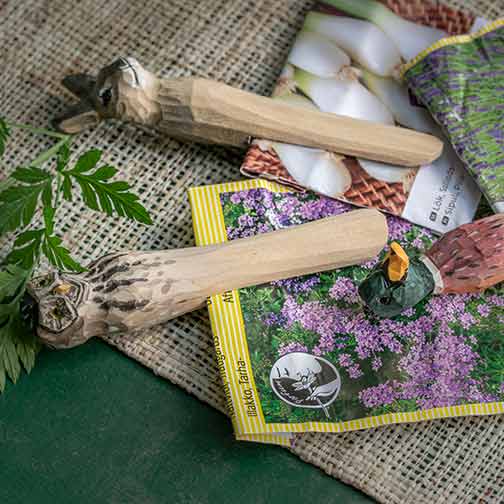 pince en bois chouette maison farigoulette