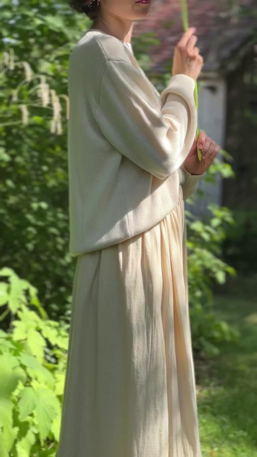 Jupe Statice Biscotti - Poudre Organic x Maison Farigoulette