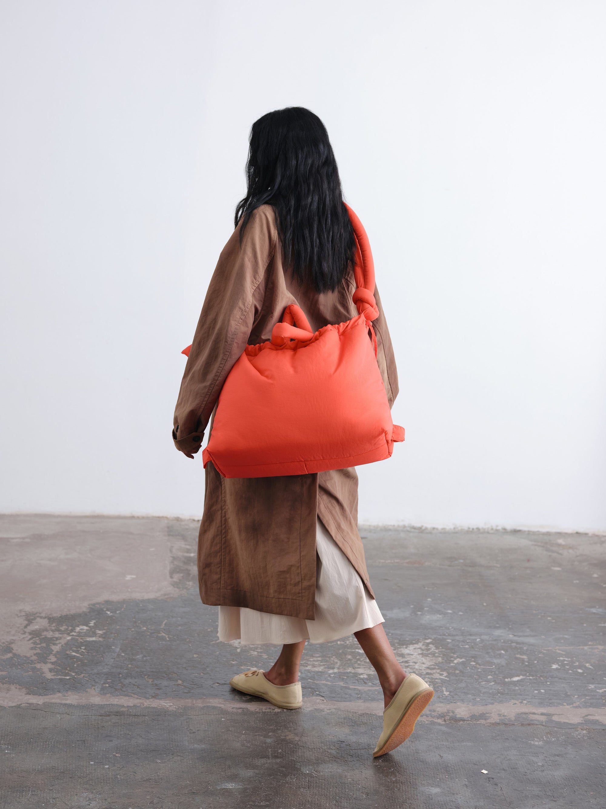 sac en nylon imperméable couleur coraille