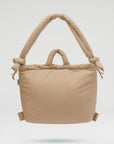 sac en nylon imperméable beige