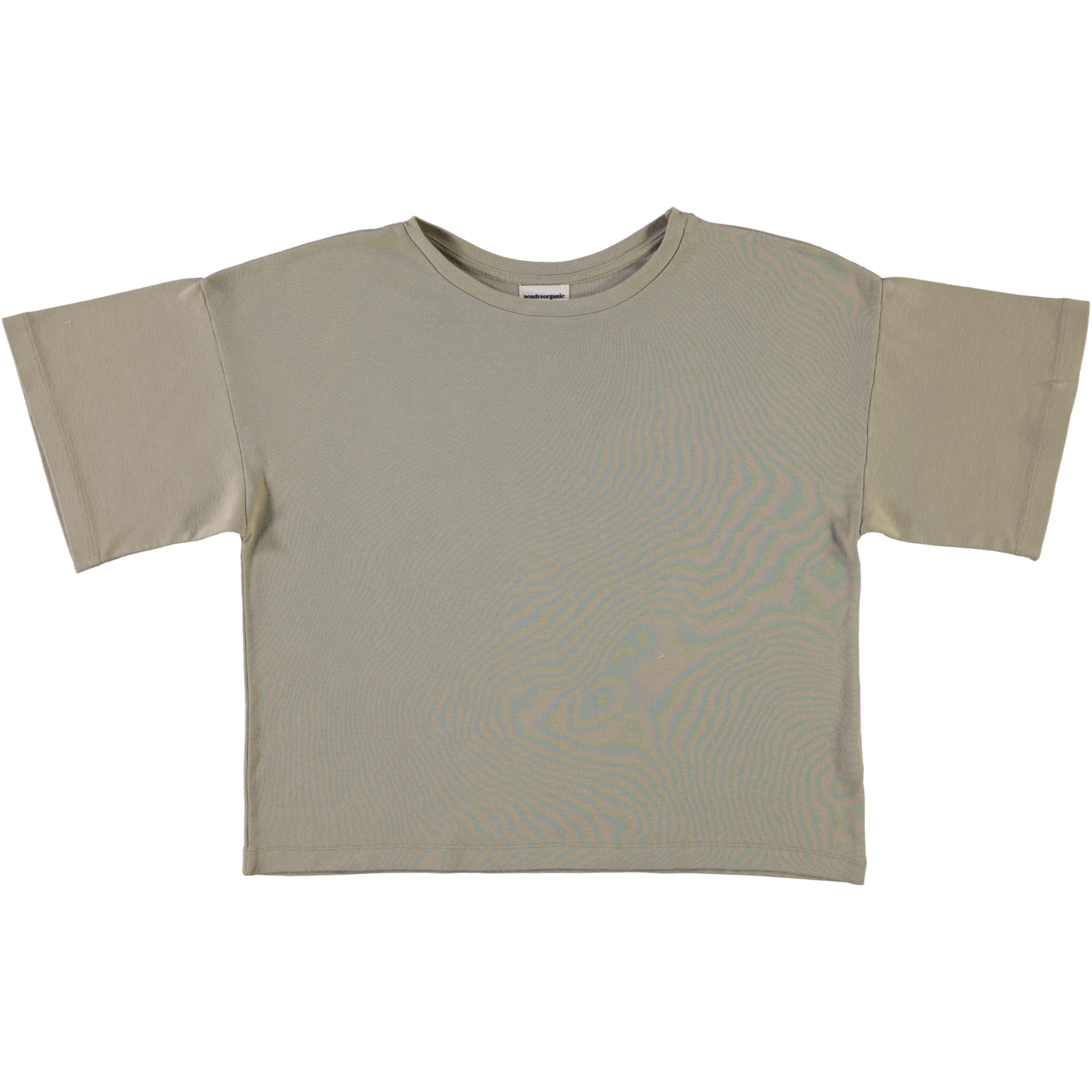 T-Shirt Avocat Olive Gray - Poudre Organic