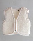 Veste sans manches laine - bébé - écru